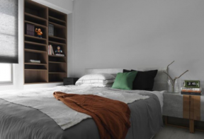 英郦庄园78平米二居室现代卧室装修设计效果图