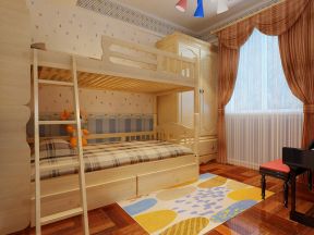 欧式风格三居室160平儿童房装修效果图片大全