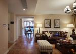 紫薇花园洲266平美式风格客厅沙发摆放设计图片