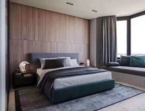 保利时代现代轻奢风格复式楼卧室装修效果图片
