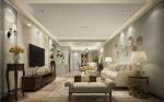星河湾逸心园139㎡美式风格三居室装修案例