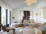 碧桂园城市花园165㎡现代简约客厅沙发装修效果图
