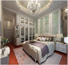 欧式风格280平米复式卧室装修效果图片大全