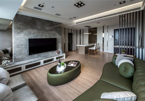 珠海心海州80㎡现代简约两居室装修案例