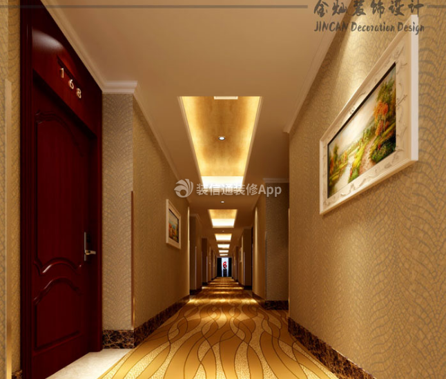 酒店走廊装饰图片 酒店走廊装修效果图