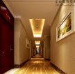 格林豪泰酒店5000平米现代风格酒店走廊效果图