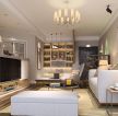 康城国际现代88平二居室客厅装修案例