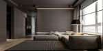 东成凯亚国际160平米四居室极简客厅沙发装修设计效果图