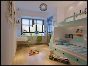 欧式风格三居室160平米儿童房装修效果图片大全