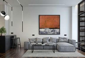 一品苑132平米三居室现代沙发背景墙装修设计效果图