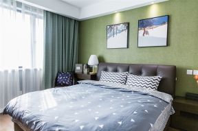 保利国际广场50㎡现代简约小户型卧室装修效果图