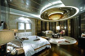 星河湾248平米欧式古典风格卧室吊顶装修图片