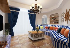 地中海风格客厅装饰效果图 地中海风格客厅装修设计效果图片