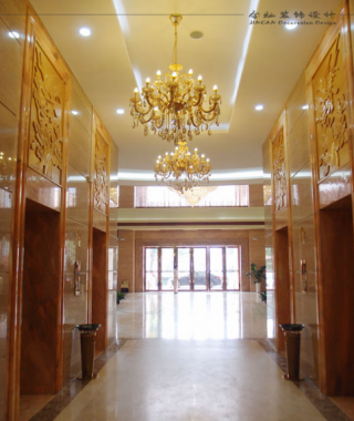 凯迪酒店12000平米现代风格酒店走廊装修效果图