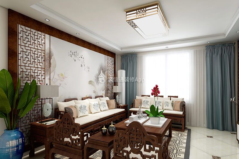  中式风格客厅装修效果图大全 中式风格客厅装修 中式风格客厅设计
