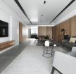 紫竹半岛现代简约95平二居室客厅装修案例