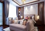 遂宁大院400平别墅中式风格卧室沙发椅效果图片
