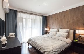 爱法新城现代简约142平三居室卧室装修案例