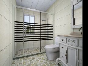 欧式风格89平米两居室卫生间装修效果图片大全