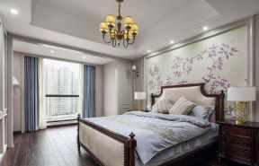 海上海新城美式97平二居室卧室装修案例