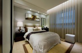九歌花园新中式136平三居室卧室装修案例