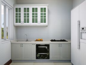 欧式风格85平两居室厨房装修效果图片大全
