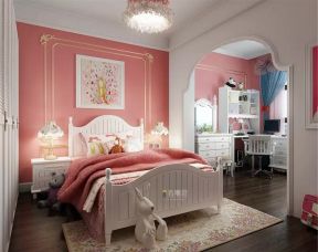 万科兰乔圣菲500平米欧式别墅卧室装修设计效果图