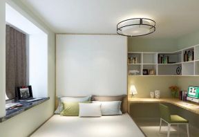 保利江语城三居120平现代风格书房卧室榻榻米设计图