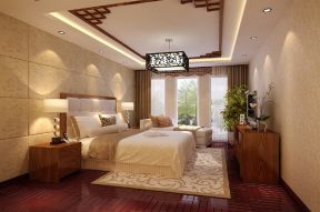 颐和山庄220平中式风格卧室装修效果图