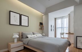 银联花园日式70平二居室卧室装修案例