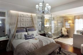 中金海棠湾欧式135平三居室卧室装修案例