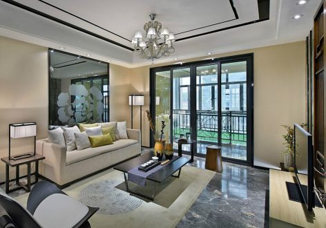 中金海棠湾现代简约158平四居室装修案例