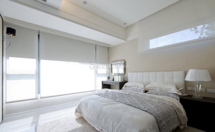 150平米简约风格房子卧室台灯装潢设计图片