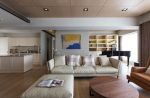 150平米房子客厅室内实木圆形茶几装修设计图片