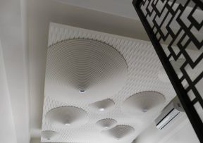 华远海蓝城二居89平中式风格吊顶装修设计效果图