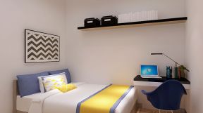 珠江东都国际现代简约89平二居室卧室装修案例