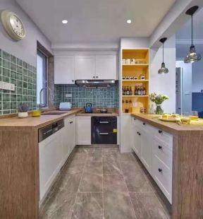 欧式风格72平两居室厨房装修效果图片大全