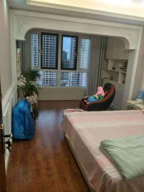 蚌埠海亮天御四居140平欧式风格卧室装修效果图