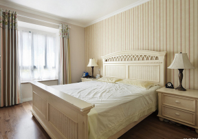 地中海风格98平三居室卧室装修效果图片大全