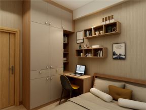 惠安小区78平新中式风格卧室装修设计图