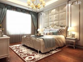 桦林彩云城97平美式风格卧室装修设计图