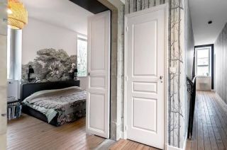 150平米欧式风格房子卧室背景墙壁纸设计图片