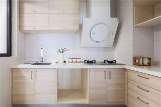 锦江御都92平欧式风格厨房橱柜设计效果图