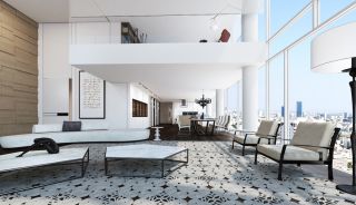 5000平现代风格酒店别墅室内装潢设计效果图