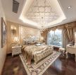 枫丹丽舍280平米法式风情别墅卧室装修设计效果图