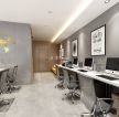 南飞鸿200平米办公室现代风格背景墙装修设计效果图