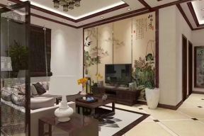 中式客厅装修效果图片 中式客厅装修效果图欣赏