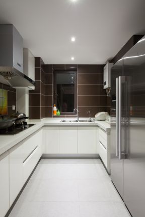 德蚨家园85平现代简约风格厨房装修效果图