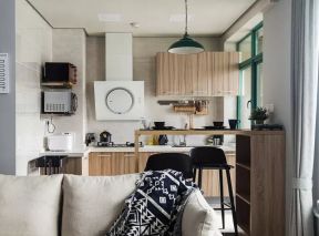 兴隆家园现代简约140平三居室厨房装修案例