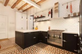 松榆东里现代简约92平三居室厨房装修案例